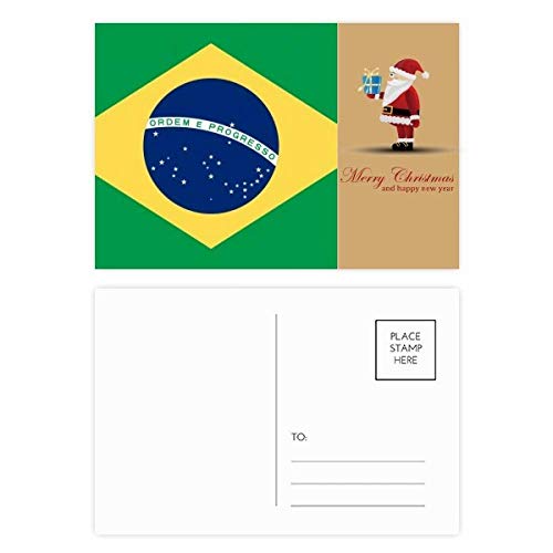 Cartes postales drapeau Brésil lot de 20 pour rompre la monotonie des vœux