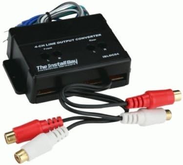 4 Channel 60 Watt Adjustable Line Level Converter High Low Speakers Rca Ibloc04