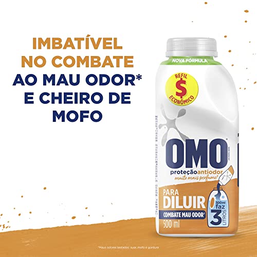 Sabão Liquido Refil Omo Proteção Antiodor 500ml