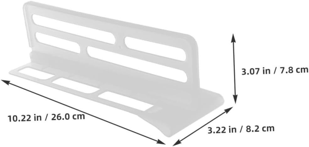 6pcs Adjustable Refrigerator Partition Boards, 26cm Plastic Fridge Dividers with Clip-on Design for Kitchen Food and Beverage Organization, Home Fridge Storage Separator