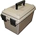 MTM TMC15 Tactical Mag Can, Holds 15- 20 or 30 round 223/5.56 magazines, Stackable design, triple padlock tabbed for security, O-ring seal and solid latching system, Dark Earth