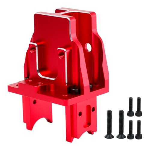 Alloy Center Differential Mount Cover Upgrade Parts for ARRMA 1/8 Kraton Notorious 6S V6 Series (Red)