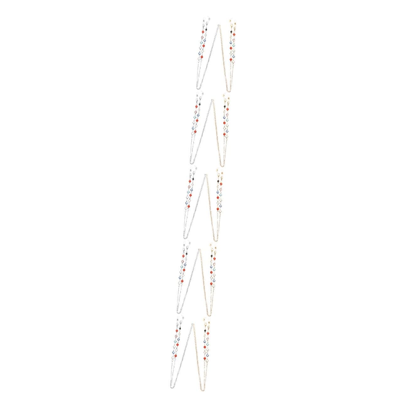 BESTYASH Catena Di Occhiali Custodia Per Gli Occhiali Moda Accessori Incantesimi Portaocchiali Porta Occhiali Intorno Al Collo Catena Di Dell'occhio Gel Di Silice