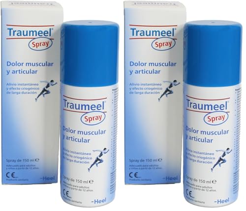 Heel Traumeel Spray Frío a base de Plantas para Golpes y Muscular- No te pares- 150 ml (Paquete de 2)