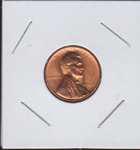 1957 D Lincoln Wheat (1909-1958) Penny Seller Mint State