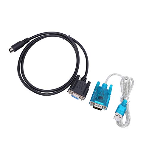 Linha adaptadora, cabo adaptador USB para 232, linha de comunicação PLC com bom desempenho, forte e