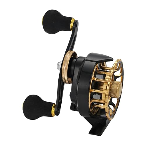 Moulinet de pêche baitcasting avec roue fluide et prise confortable