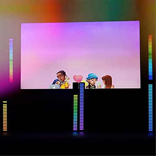 2-Pack Rgb Led Strip Lights Sound Activated Usb Charging Music Sync Kit With 32Bit Sound App Control Sync Sound Activated Bar 18 Scene Modes Voice Reactive Voice-Activated Pickup Rhythm Lights #TOP7