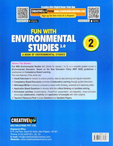 Creative Kids Fun with Environmental Studies 2.0 Book 2