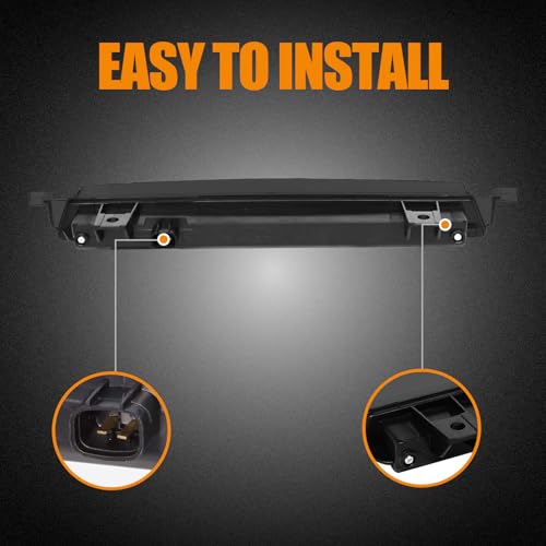 Image of Third 3rd Brake Light LED for 2009-2017 Chevy Traverse, High Mount Rear Brake Lights Assembly for 2009-2012 GMC Acadia, Waterproof Center Cab Lamp Stop Light