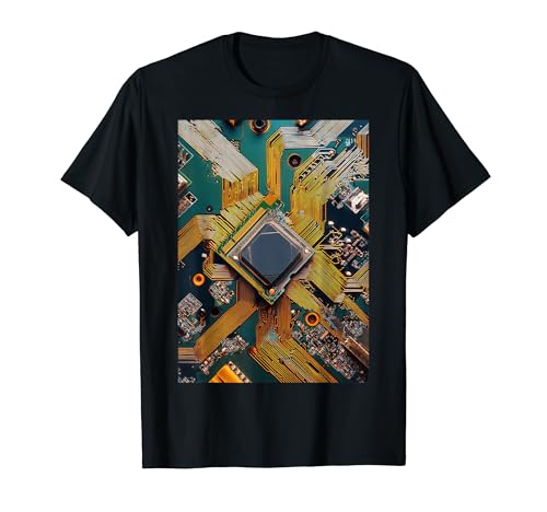 Circuit imprimé high-tech T-Shirt