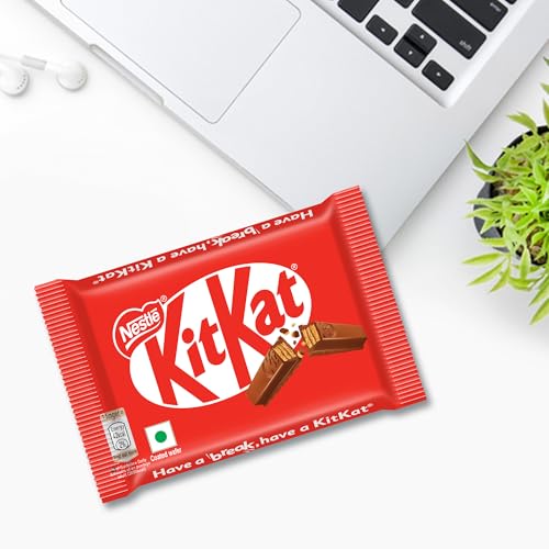 Image of KIT KAT Nestle 4 Fingers Choco Coated Wafer Bar, (21 Units X 38.5g) ,808.5g