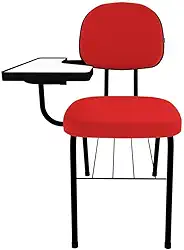 Cadeira para Escritório Universitária Ecoflex Vermelho