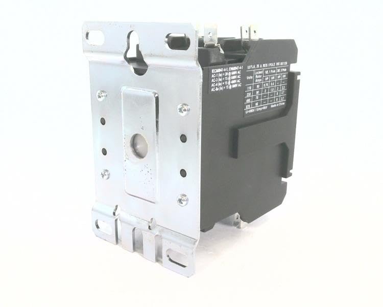 Eaton Cutler Hammer Open N-R 2P 15A Dp Cont Scr/pp W/qc Term 24Vac Coil - C25DND215T