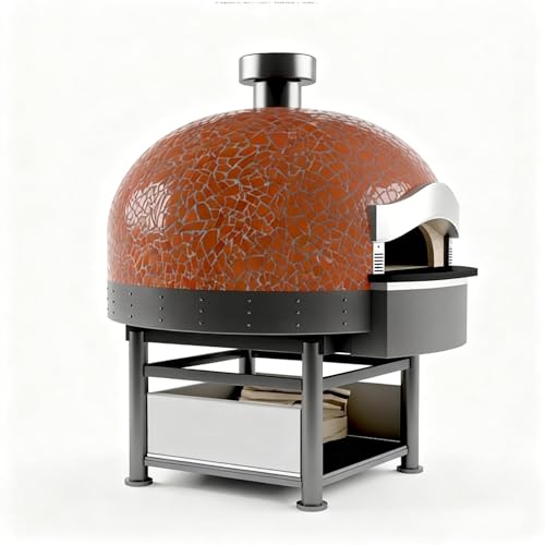 Commercial Pizza Oven - Heavy Duty Gas Fired for Restaurants and Pizzerias, High Capacity Double Deck with 20