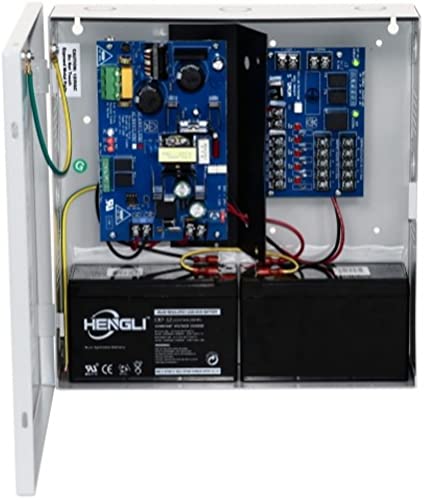 Altronix AL400ULM 5 Output Power Supply/Charger w/Fire Alarm Disconnect - 12VDC @ 4 amp or 24VDC @ 3 amp, PTC Class 2 power limited outputs, encl. 13.