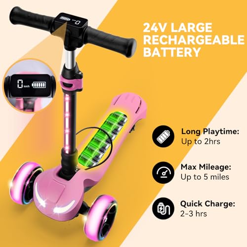 3-Wheel Electric Scooter with Bluetooth