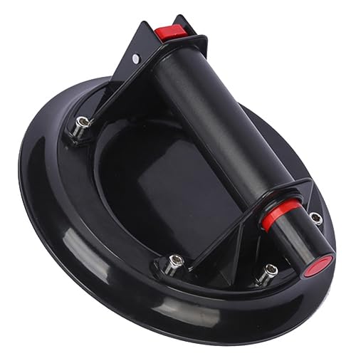 GRIRIW Heavy Duty Glass Suction Cup Lifter Catties Vacuum Panel Lifter Tool for Smooth Surfaces Durable Chassis Non-Slip Handle for Glass Tile