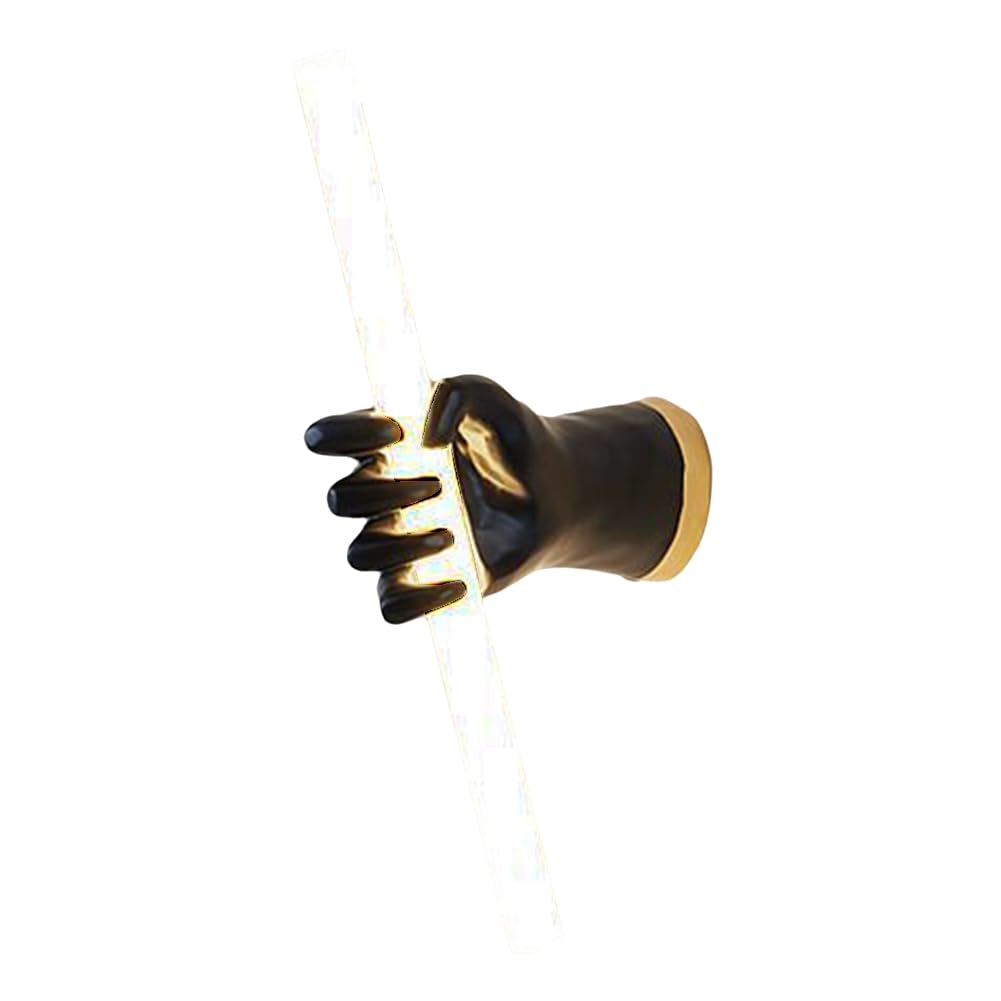 Lámpara de Pared con Puño de Resina de Arte Moderno, Decoración de Pared de Fondo Interior, Lámpara de Pared LED para Cabecera, Lámpara de Pared Negra para Pasillo, Cafetería, Bar