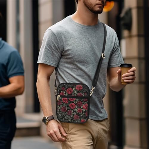 COEQINE Animal Messenger Bags Leather Cell Phone Purse Women Crossbody Bag Messenger Pouch Travel Wallet3