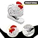 Amagogo Wooden Animal Stapler Desktop Stapler Mini Tabletop Decor Model Art Figurine Animal Statue for Office Classroom Home Supplies, Rooster Shape