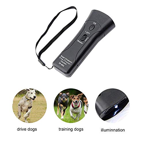 Tênis repelente para cães portátil Vantax, dispositivo anti-latido com lanterna de LED, dispositivo