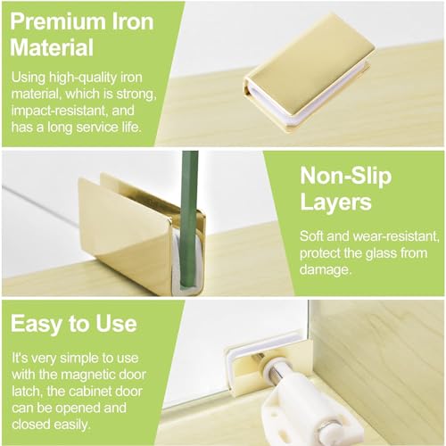 UFURMATE Glass Door Magnetic Catch Latch Closures - Image 4