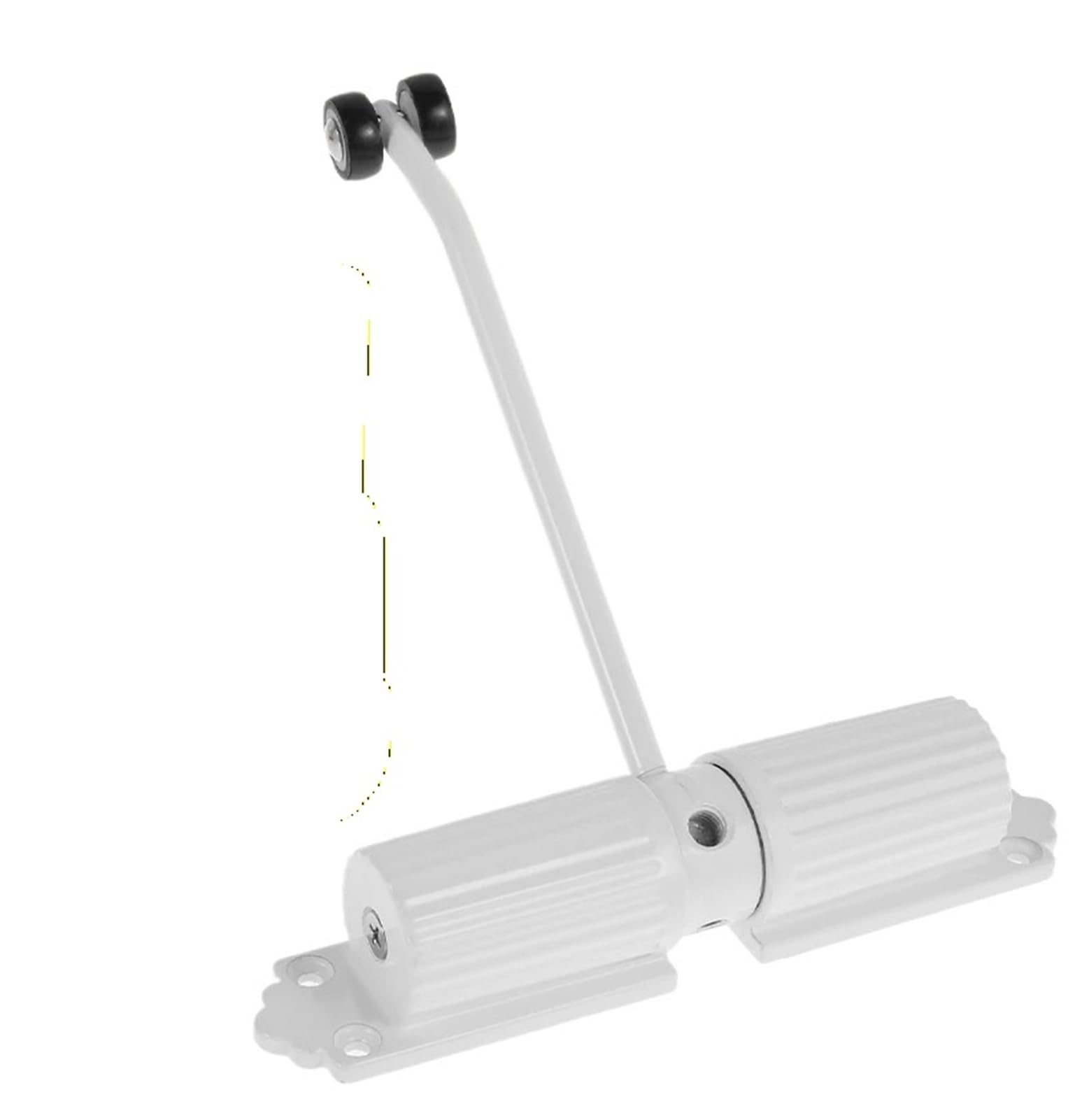 Forvexilla White Automatic Door Closer Interior Exterior Door Hinge Stopper