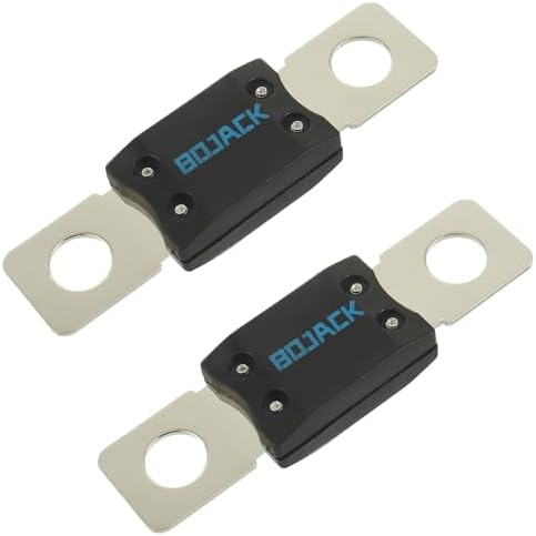 BOJACK MEGA/AMG High Current Fuse Bolt-on Fuse 40A Amp for Cars, Trucks, Construction Vehicles, Buses, Caravans (Pack of 2 ANM Fuses 40A)