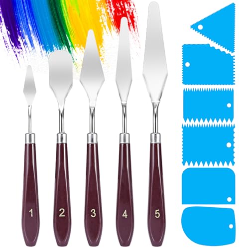 Siumir 11 Stück Palettenmesser und Spachtel Set