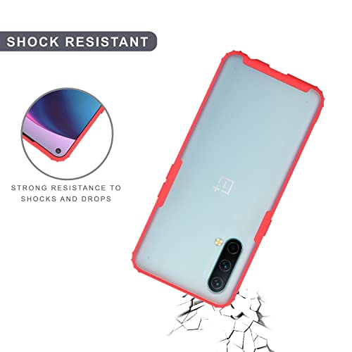 Image of SPRIG Compatible with Realme GT Master Edition 5G Phone Matte Premium Back Cover Drop Tested Shock Proof Mobile Case for Men, Women, Boys and Girls with Camera Protection (Red)