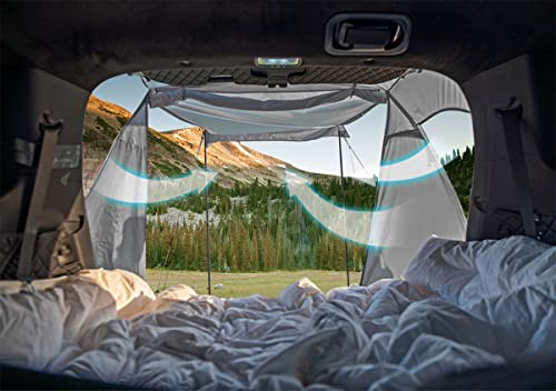 KAMPKEEPER SUV Car Tent, Tailgate Shade Awning Tent for Camping, Vehicle Camping Tents Outdoor Travel (Gray) - Image 5