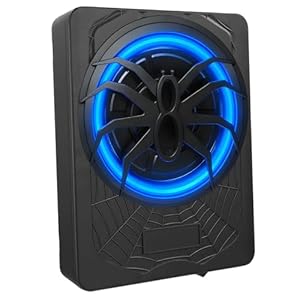 Realdio Aktiver Subwoofer für Fahrzeuge, für die Platzierung Unter dem Sitz Konzipiert, 1200 W Maximale Leistung, 10-Zoll-Treiber, mit Blauer Umgebungsbeleuchtung, mit Integriertem Verstärker