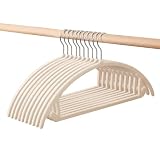 SOLUZIONE PER APPENDERE SICURA: le grucce per bambini con materiale in scaglie ad alto attrito stabilizzano gli indumenti, impediscono lo scivolamento e ottimizzano l'organizzazione degli indumenti delicati negli armadi o nelle aree di stoccaggio con il minimo sforzo.
