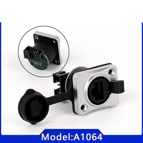 Módulo de red Ethernet RJ45 CAT5 acoplador de panel con diseño hembra de mamparo 2