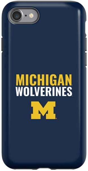 Skinit Pro Phone Case Compatible with iPhone SE (2nd & 3rd Gen) - Officially Licensed University of Michigan Wolverines M Design