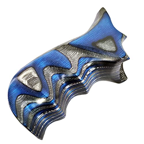 Combat/Concealed Carry Grips For Chiappa Rhino (Blue/Black Laminate) #TOP2