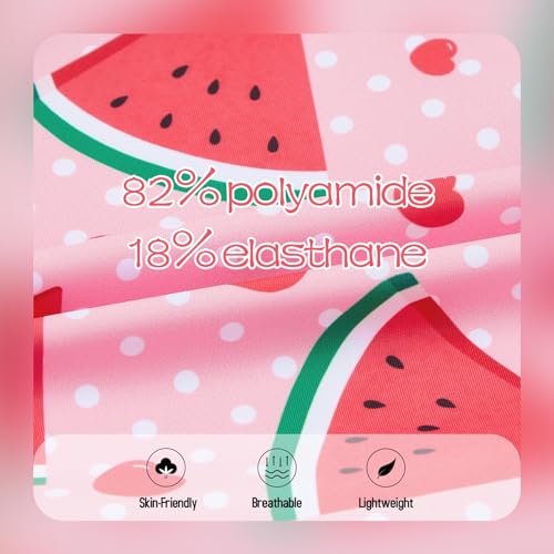 Image of Zando Toddler Swimsuit Girl Size 6M-8Y - Cute Ruffle Sling Adjustable Baby Girl Bathing Suit Kids Swimwear for Beach Wear