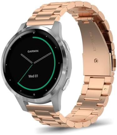 Mugust Armband für Garmin Vivoactive 5/3, Vivomove 3/HR/Luxe/Style