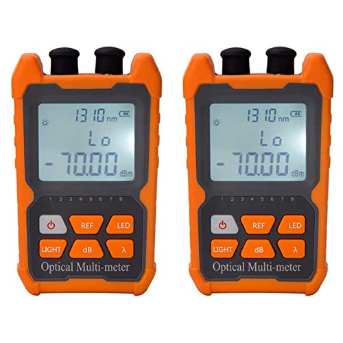Jowsst 2X Tester para cables de fibra óptica medidor de potencia óptica portátil/SC/ST interfaz universal probador en fibra localizador de fallos visuales (OPMandVFL)
