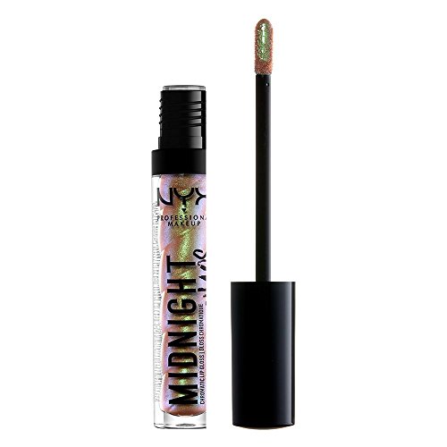 NYX PROFESSIONAL MAKEUP Midnight Chaos Lip Gloss, Moonbeam, 0.08 Ounce