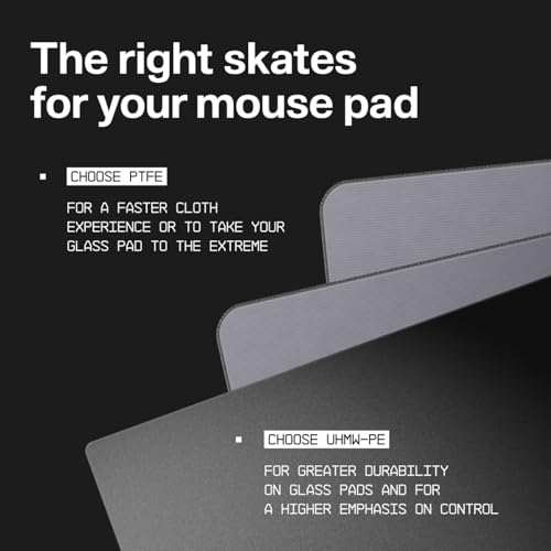 Image of Wallhack PTFE Pill Mouse Skates | Premium Universal Skates for Gaming Mice | Ultra-Smooth Glide on Cloth & Glass Pads | Customize Speed & Control | Fast, Easy to Apply | Yellow