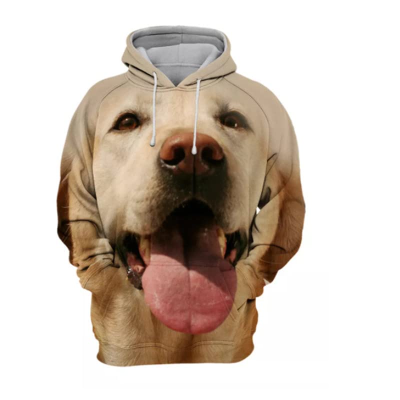 Pull imprimé Labrador multicolore idéal pour les balades de week-end