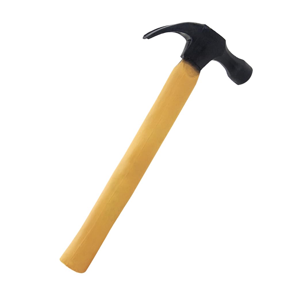 BESTOYARD Hammer Toy Funny Rubber for Halloween Party Props, Cosplay Accessories, Dress-up Fake Hammer for Pretend Play and Photo Decoration 11.22 * 4.92 * 0.78inch