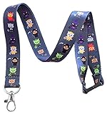 Holiday Cats Break Away Lanyard Keychain Id Holder (Halloween)