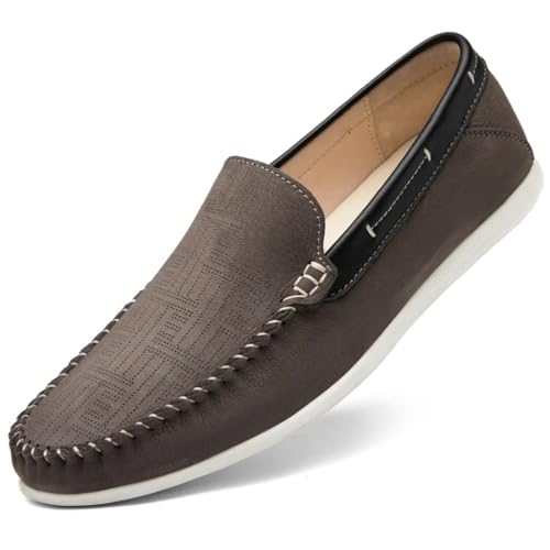 FMURY Man Shoes Leather Men Loafers Slip-On Mens Office Loafers Men Shoes2
