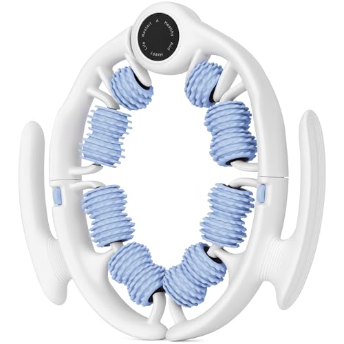 COZLOW Cellulite Massage Roller - Blue - Anti-Cellulite Massager with Detachable Roller Handles for Thighs, Legs & Buttocks - Fascia Massage Tool for Lymphatic Drainage & Deep Tissue Therapy