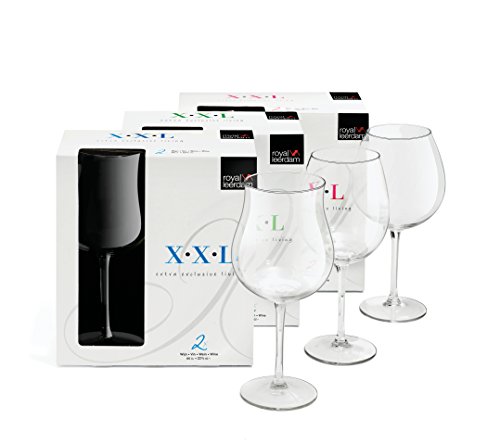 Jogo de 2 Taças para Vinho Royal leerdam Transparente 610Ml
