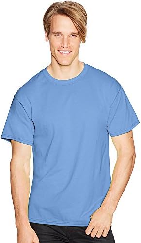 Hanes ComfortBlend EcoSmart Crewneck Men's T-Shirt, Carolina Blue, L