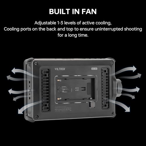 VILTROX DC-A1 Camera Monitor 7'' Touchscreen Camera Field Monitors,2800nits 4K HDMI in/Out,DSLR External Monitor Kit Sunshade Hood,Waveform&Vectorscope,Peaking Focus Assist,3DLUT,False Color Function